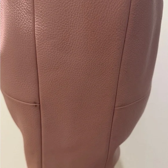 Pink Coach Leather Tote Bag - Picture 5 of 11